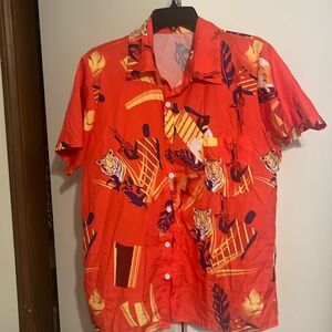 Unbranded possibly homemade M.I.A paper planes machine gun button up